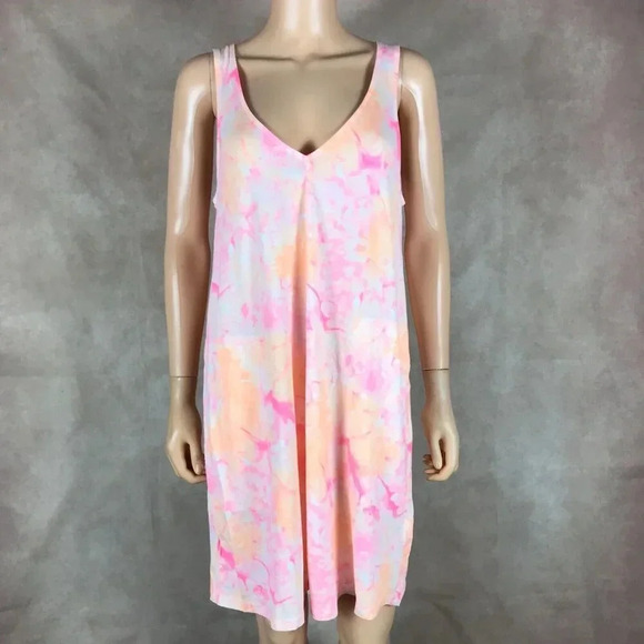 JENNI Tie Dye Tank Chemise Nightgown NWT XS - Picture 1 of 12